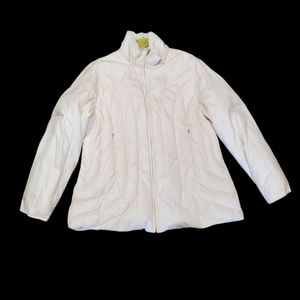 M Julian Down Puffer 60% Duck 40% Waterfowl Xlarge Cream Cold Weather Jacket